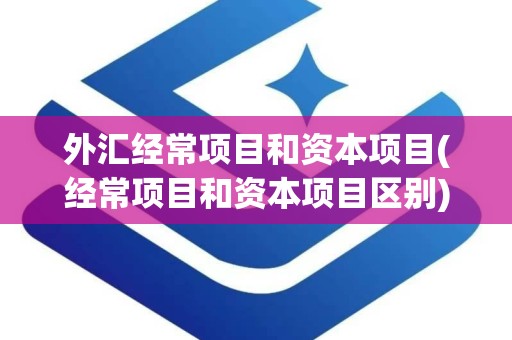 外汇经常项目和资本项目(经常项目和资本项目区别)