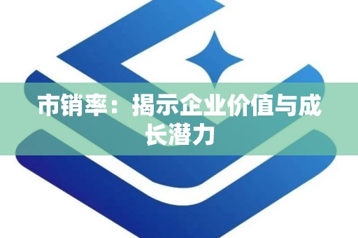 市销率：揭示企业价值与成长潜力