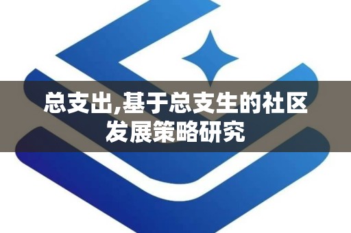 总支出,基于总支生的社区发展策略研究