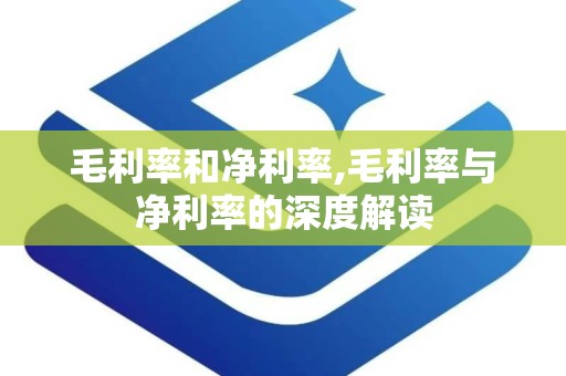 毛利率和净利率,毛利率与净利率的深度解读