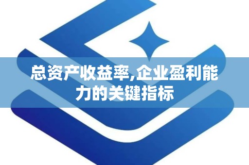 总资产收益率,企业盈利能力的关键指标