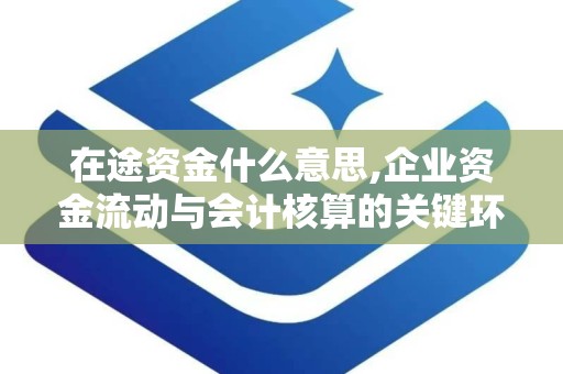在途资金什么意思,企业资金流动与会计核算的关键环节