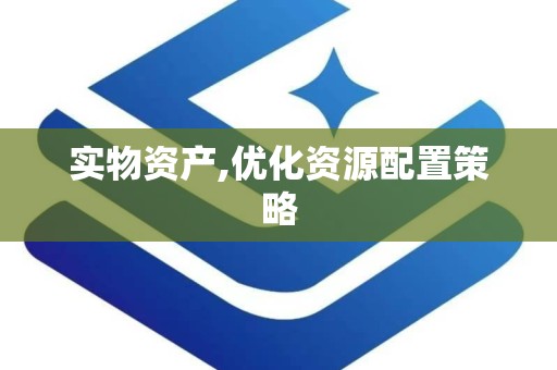 实物资产,优化资源配置策略