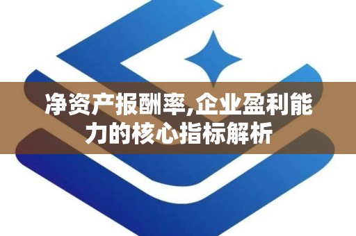 净资产报酬率,企业盈利能力的核心指标解析