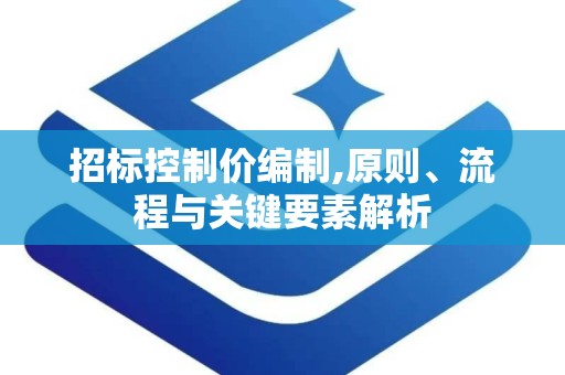招标控制价编制,原则、流程与关键要素解析