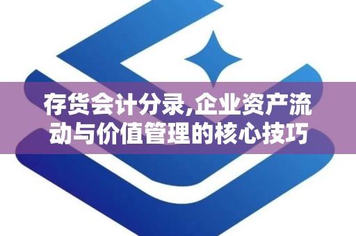 存货会计分录,企业资产流动与价值管理的核心技巧