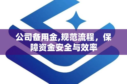 公司备用金,规范流程，保障资金安全与效率