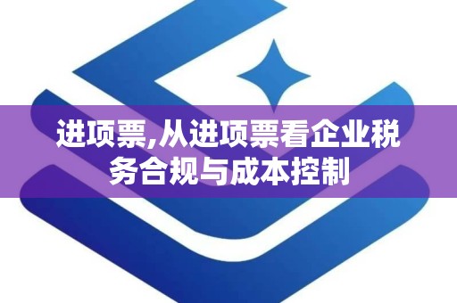 进项票,从进项票看企业税务合规与成本控制