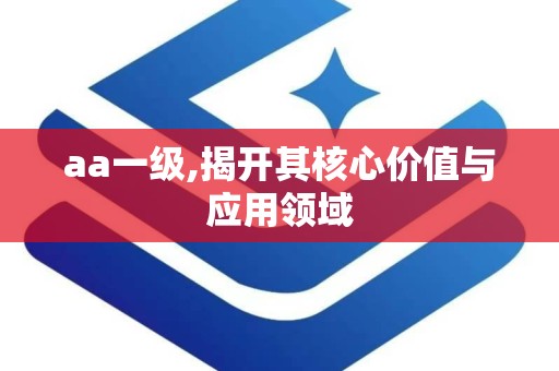 aa一级,揭开其核心价值与应用领域