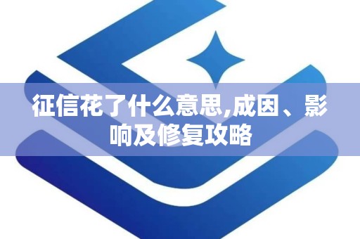 征信花了什么意思,成因、影响及修复攻略