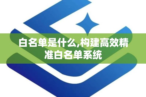 白名单是什么,构建高效精准白名单系统