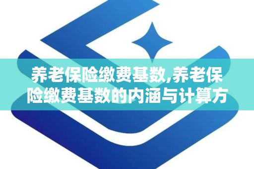 养老保险缴费基数,养老保险缴费基数的内涵与计算方法解析