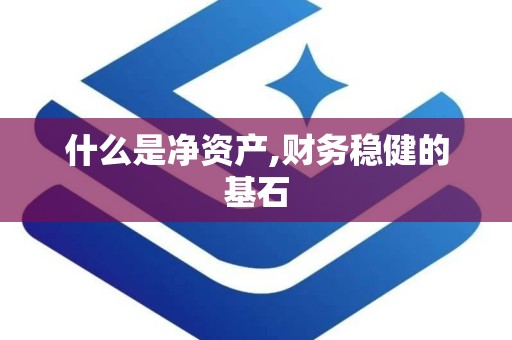 什么是净资产,财务稳健的基石