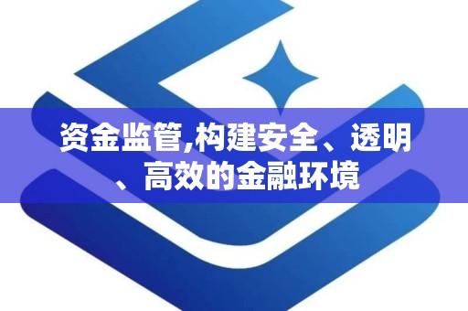 资金监管,构建安全、透明、高效的金融环境