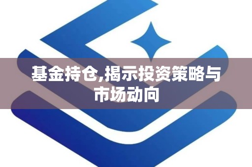 基金持仓,揭示投资策略与市场动向