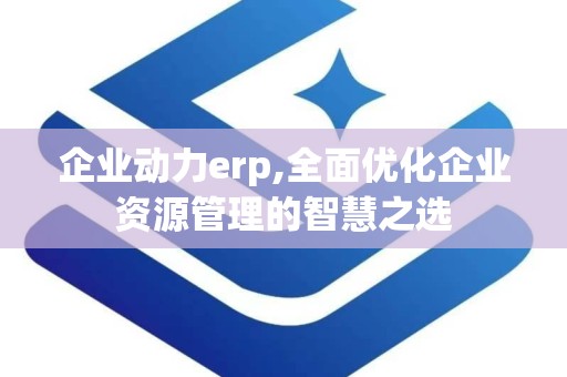企业动力erp,全面优化企业资源管理的智慧之选